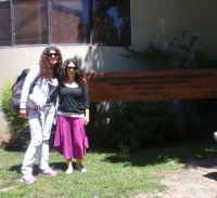 Las investigadoras Rita Rico y Nerina Lagos