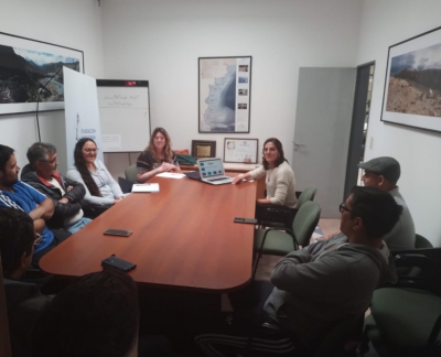 Científicas del INIDEP se reunieron con pescadores artesanales de Puerto Madryn